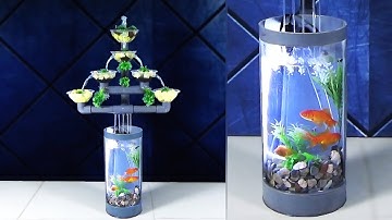 Bỏ túi bí quyết làm bể cá đài phun nước từ ống nhựa PVC
