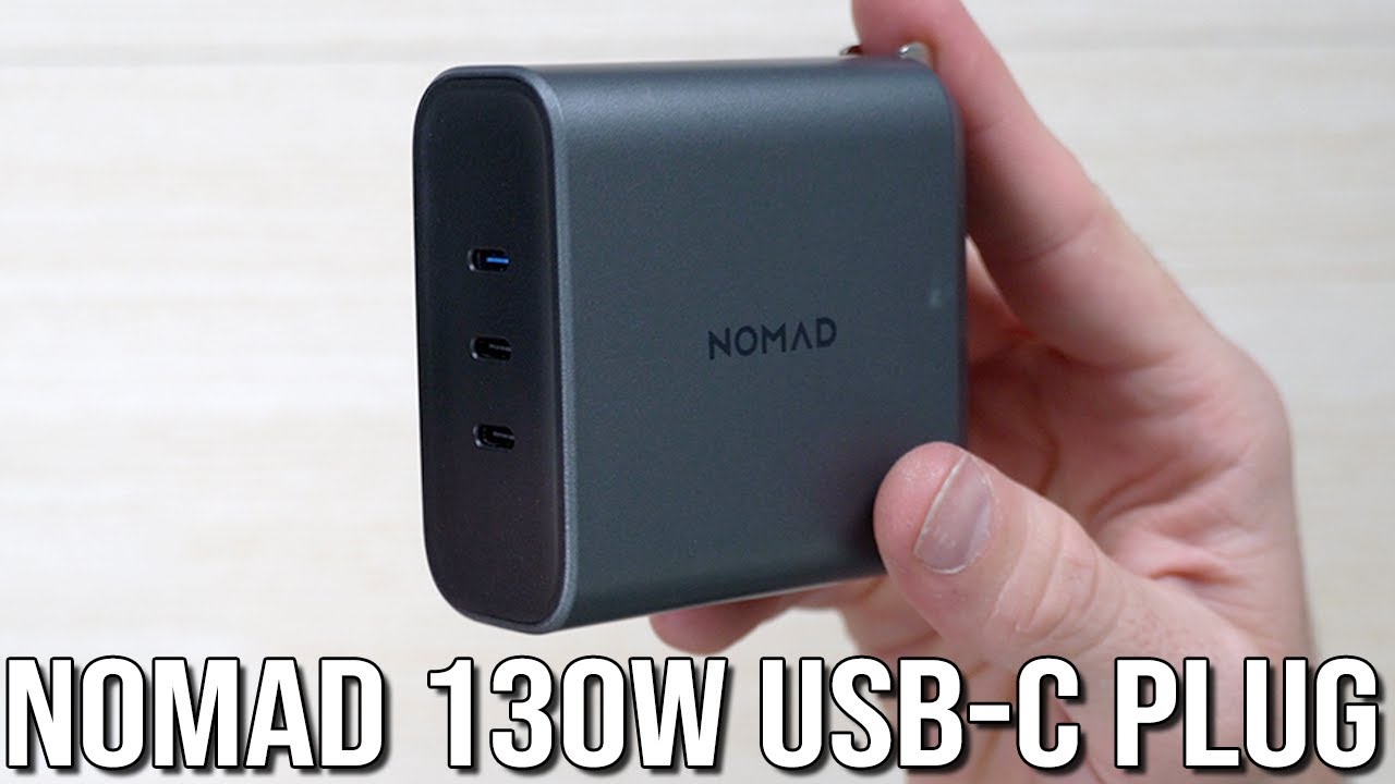 Nomad 130w USB-C Plug for iPhone 15 Pro