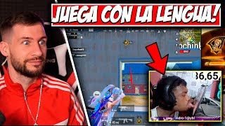 PRIMERA VEZ QUE VEO A ALGUIEN JUGAR CON LA LENGUA PUBG MOBILE Y ES PRO PLAYER!!