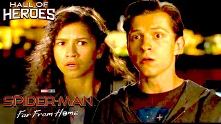 Peter Tells MJ That He Is SpiderMan | SpiderMan: Far From Home | Hall Of Heroes