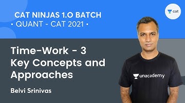 CAT Ninjas 1.O | Time-Work - 3 (Key Concepts and Approaches) l Quant l CAT 2021 l Belvi Srinivas