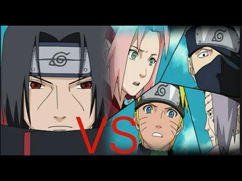 นารูโตะ - อิทาจิ VS ทีม คาคาชิ Ep.1