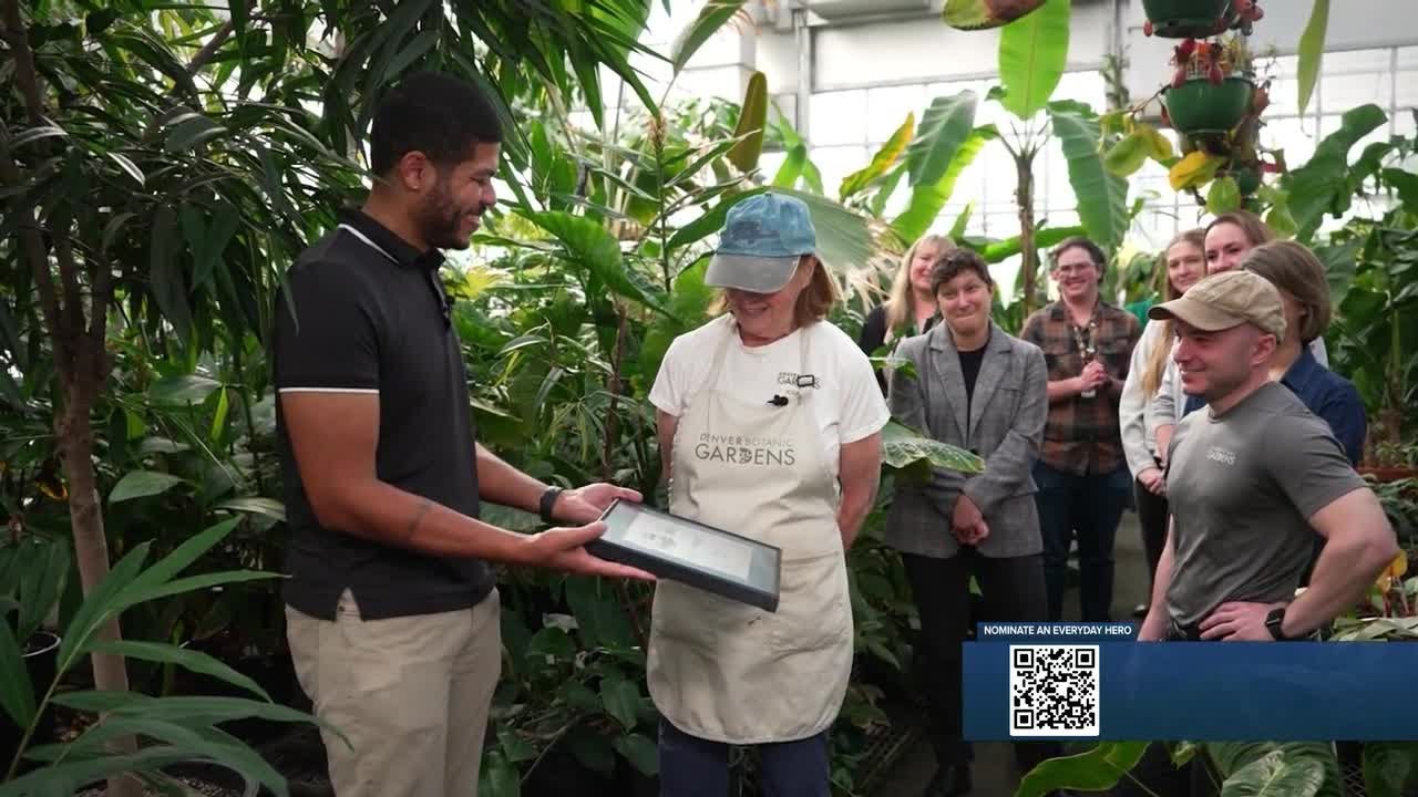 Longtime Denver Botanic Gardens volunteer named Denver7 Everyday Hero