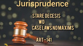 (Lecture 4th)     Doctrine Of Stare Decesis #Art 141