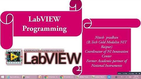 Getting start first program LabVIEW