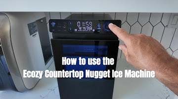 How to Use the Ecozy Countertop Nugget Ice Maker