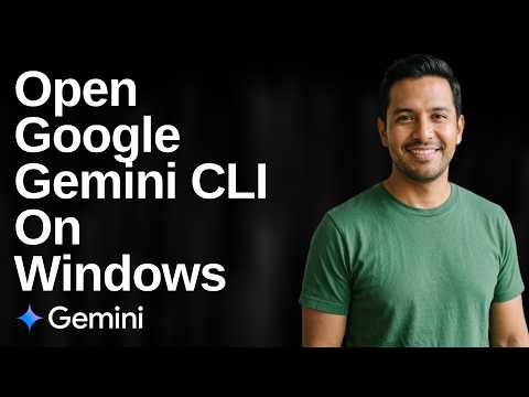 How To Open Google Gemini CLI On Windows (Easy Guide)