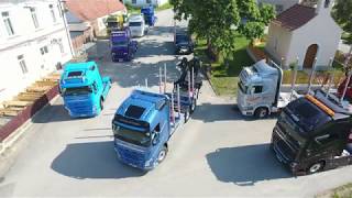 TRUCK SHOW - Volvo FH 700, Scania V8 560 Lužnice Czech Republic.