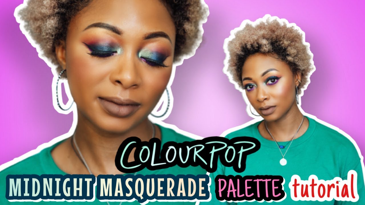 TUTORIAL: ColourPop Midnight Masquerade Palette | Candace Hampton