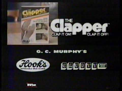 VINTAGE 80'S THE CLAPPER COMMERCIAL CHRISTMAS VERSION CLAP ON CLAP