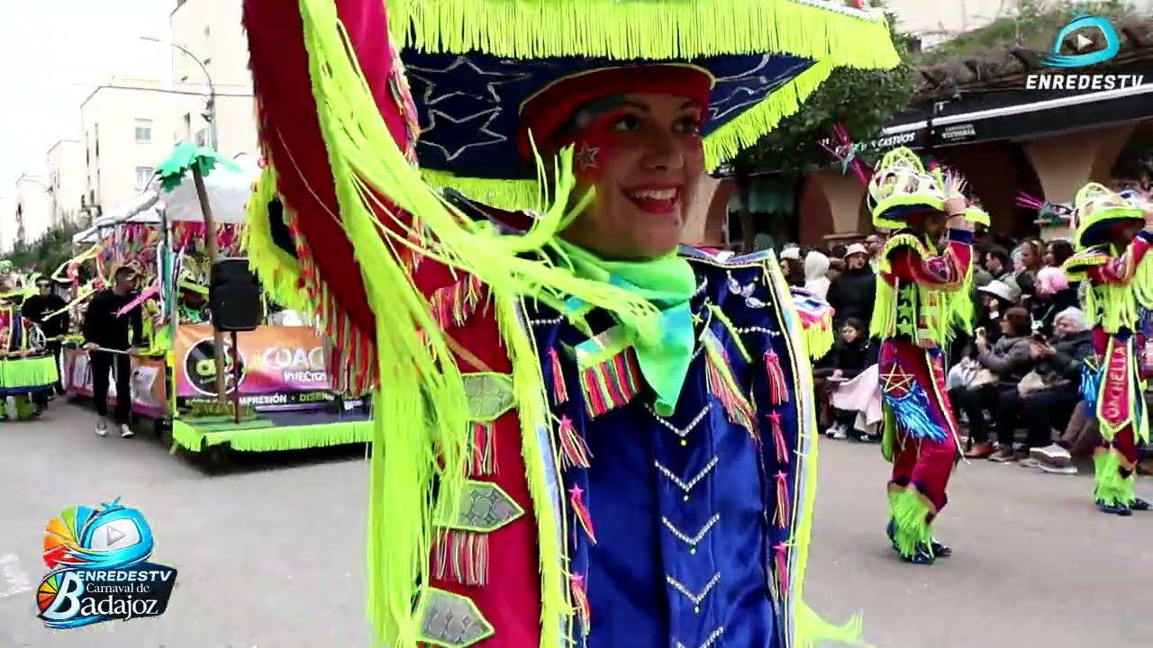 GRAN DESFILE DE COMPARSAS DEL CARNAVAL DE BADAJOZ PARTE 3