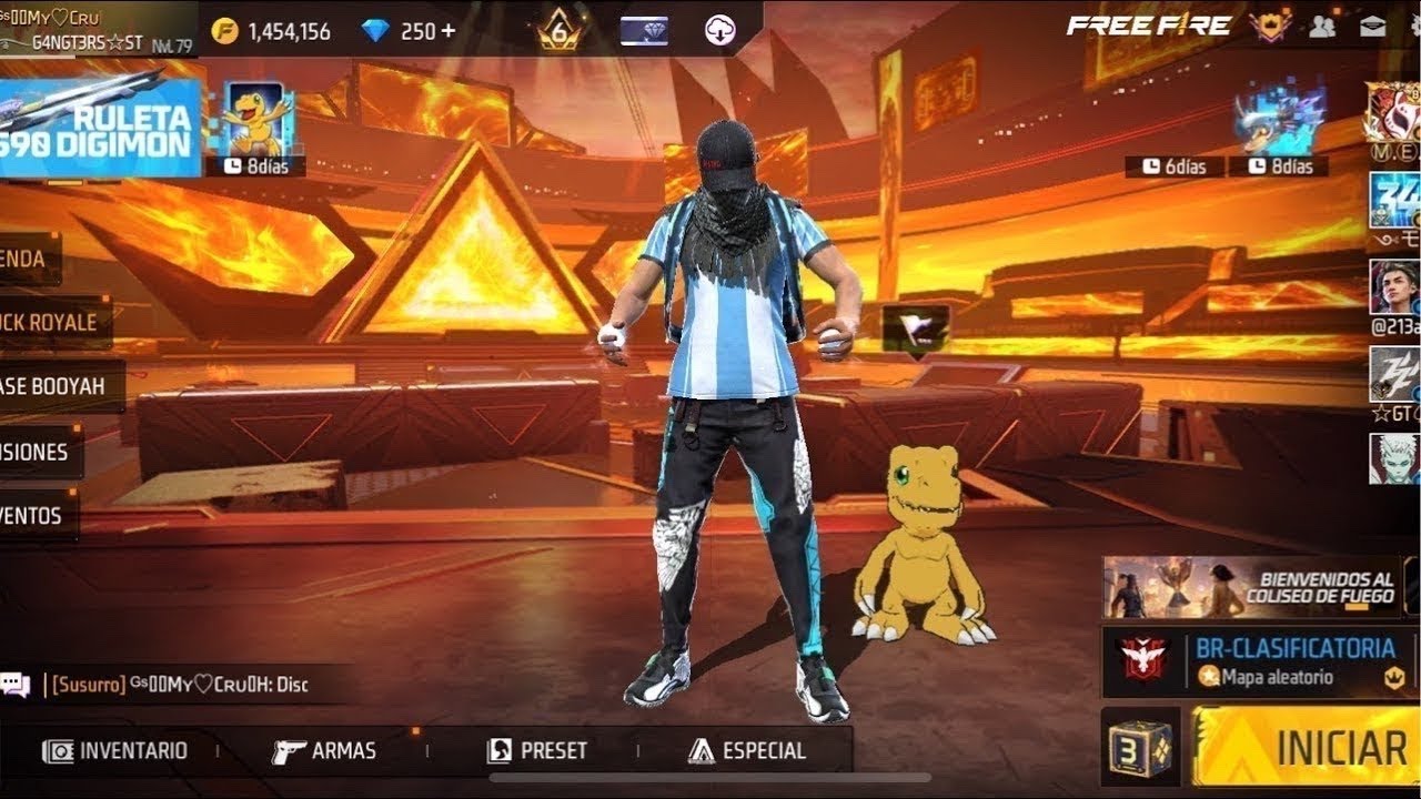 jugando free fire hasta llagar a gran maestro 48 horas activa