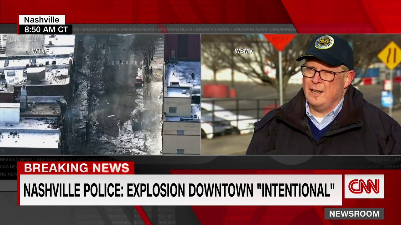 Explosion in Nashville that damaged dozens of buildings is believed to ...
