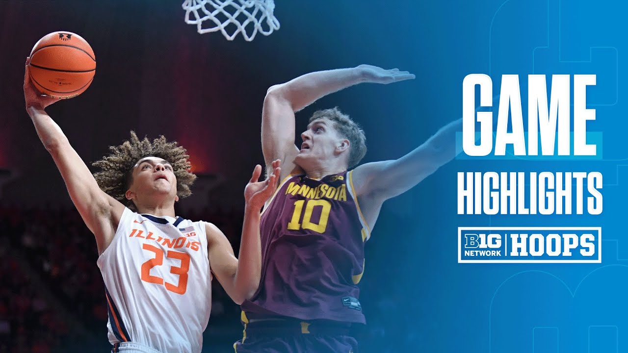 Minnesota at Illinois | HIGHLIGHTS | Big Ten Men's Basketball | 01/17/2026