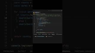 Challenge:  Count the number of times a word appears in a given string  #coding #javascript