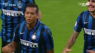 هدف مباراة إنتر ميلان 1-0 ميلان الدوري الإيطالي 2015/9/13