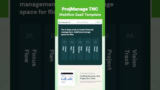 ProjManage TNC - SaaS Webflow Template