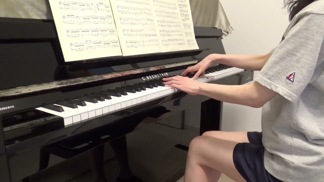 J.S. Bach [French Suite No.4 / BWV 815 / Gigue] – First Playthrough at a Slower Tempo.