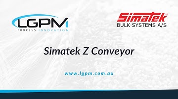 Simatek Z Conveyor | LGPM Process Innovation | lgpm.com.au
