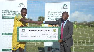 NIC INSURANCE PLAYER  OF THE MONTH (MCHEZAJI BORA WA MWEZI)