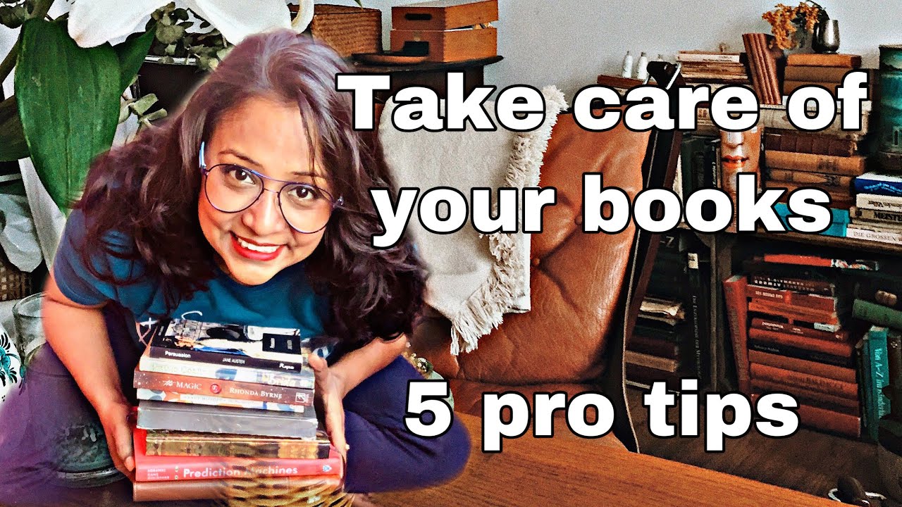 How to take care of your books ||| 5 book hacks - YouTube