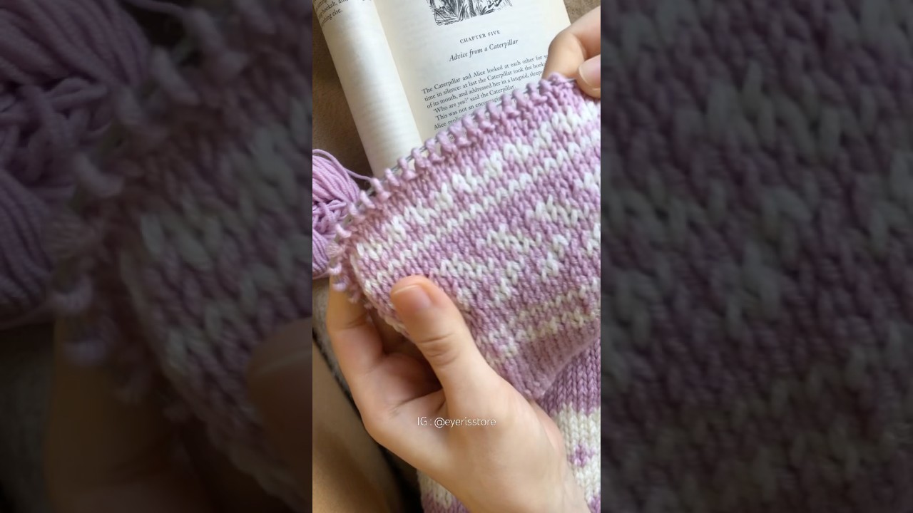 Knitting sweater 
