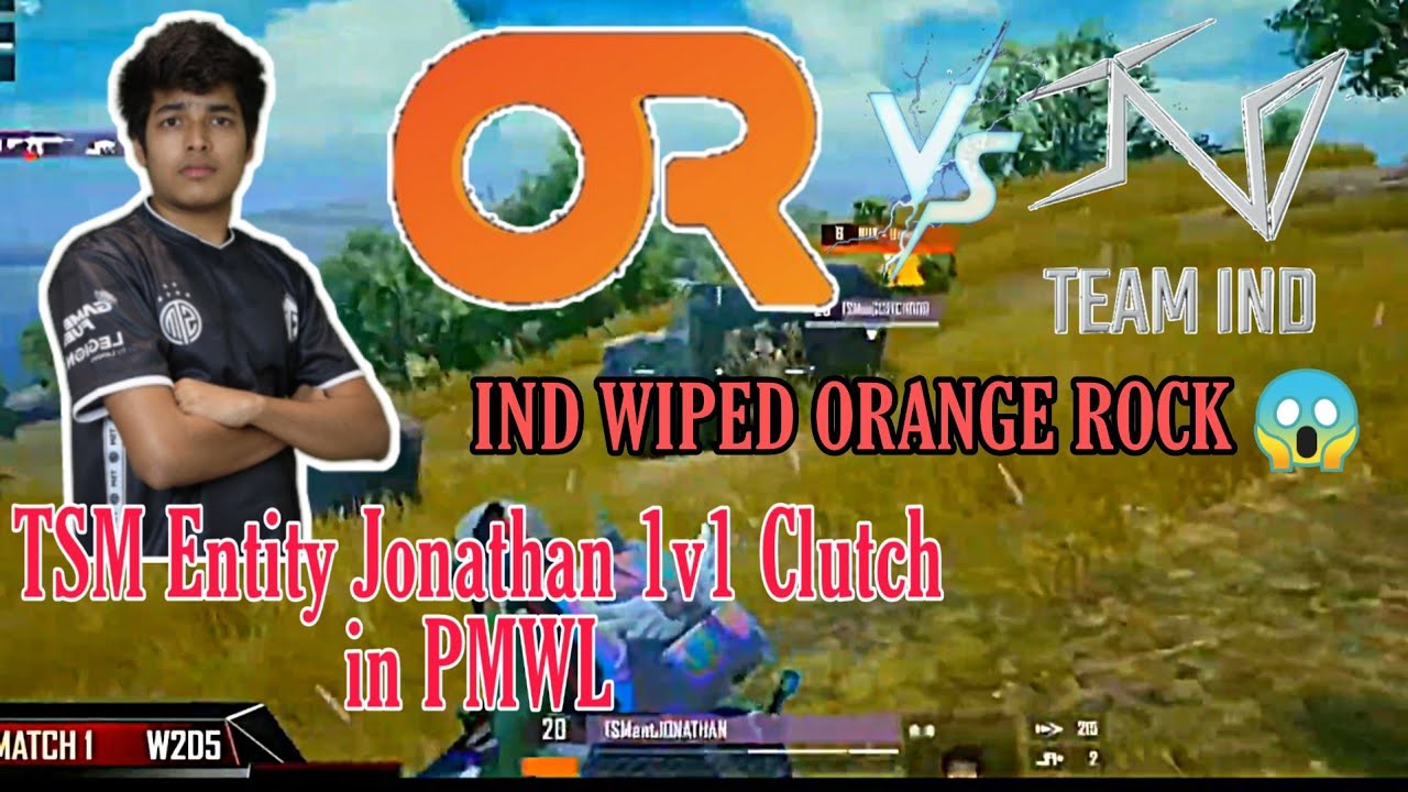 Tsm Entity Jonathan 1v1 | why scout didn't played last match of PMWL | IND wiped out OR 😱