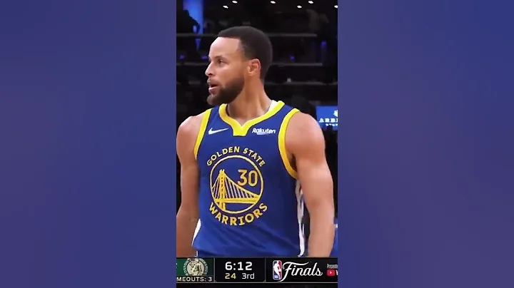 steph curry points to his ring finger after hitting deep 3 in nba final 🏆