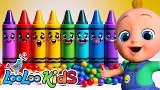 LEARN COLORS 🟡What Color Is It? - Toddler Nursery Rhymes - BEST Learning Videos for Kids