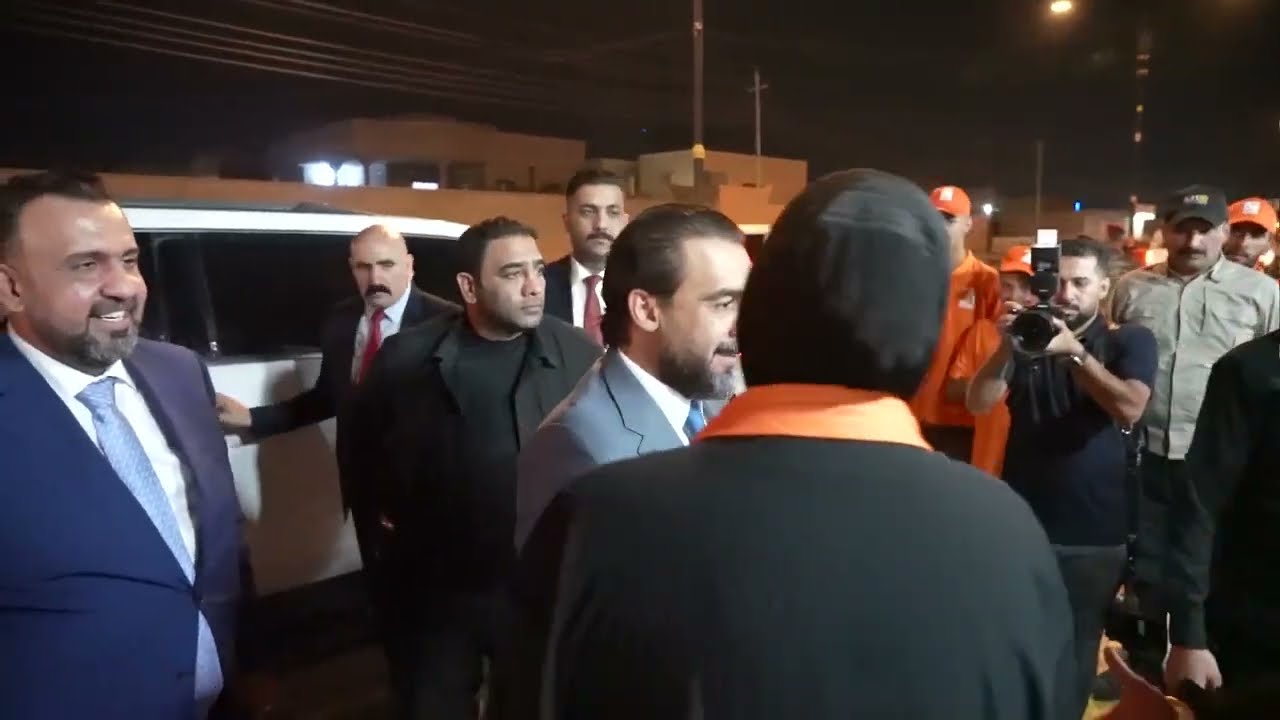 رئيس مجلس النواب محمد الحلبوسي يزور تجمع لعشيرة السادة الحياليين في قضاء القائم