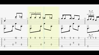 Georges Bizet: Habanera from Carmen with full tablature/sheet music for solo fingerstyle guitar