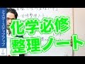 【化学】序盤にオススメ！『化学基礎・化学の必修整理ノート』使い方３つのポイント