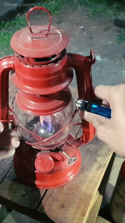 Lampu Lentera isi spirtus vs minyak tanah