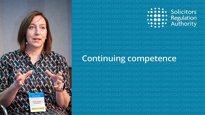 Continuing competence (Compliance Officers Conference 2023)