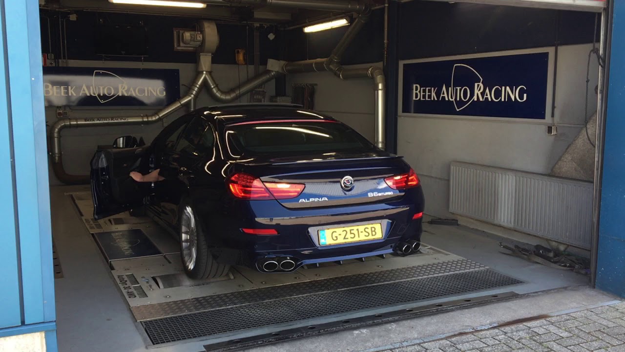 Alpina B6 Biturbo on the dyno