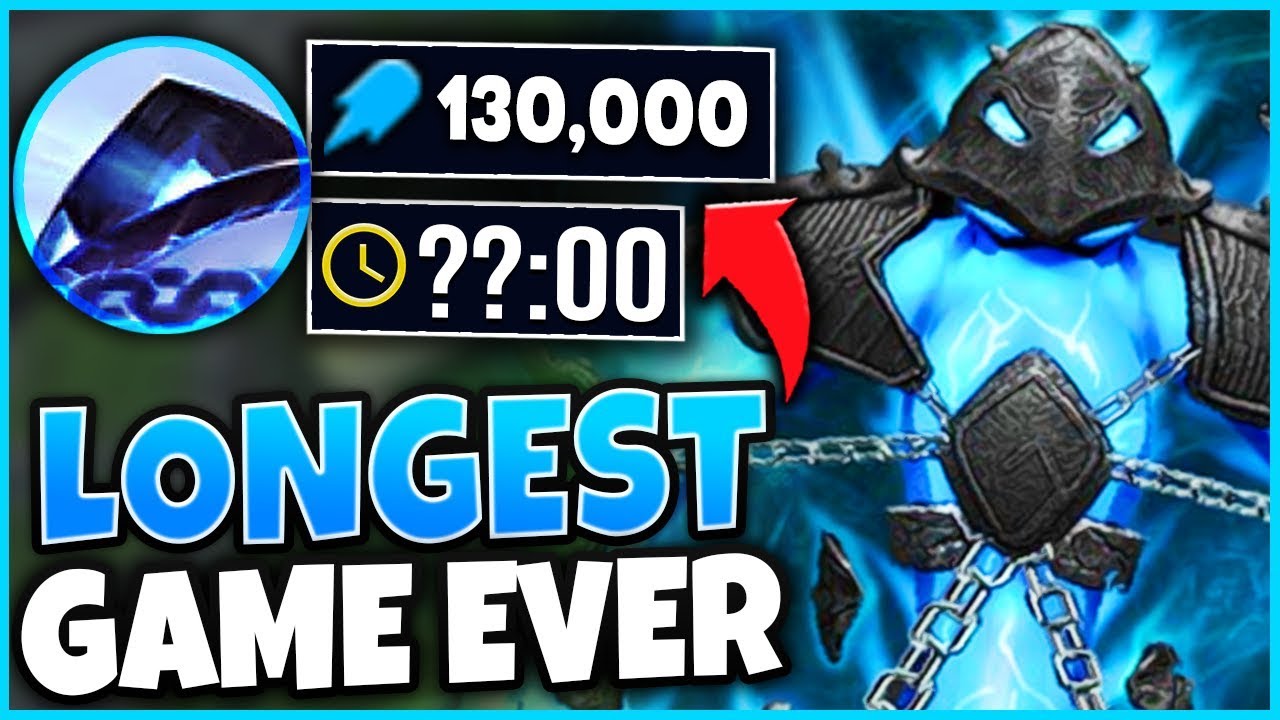 *130K DAMAGE XERATH* THE LONGEST GAME IN HISTORY ENDS WITH A SHOCKER - League of Legends