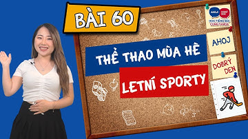 Học tiếng Séc cùng Tamda - Bài 60 - Letní sporty - Thể thao mùa hè