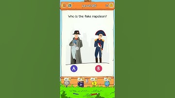 Braindom 2 Level 185 || who is the fake Napoleon.