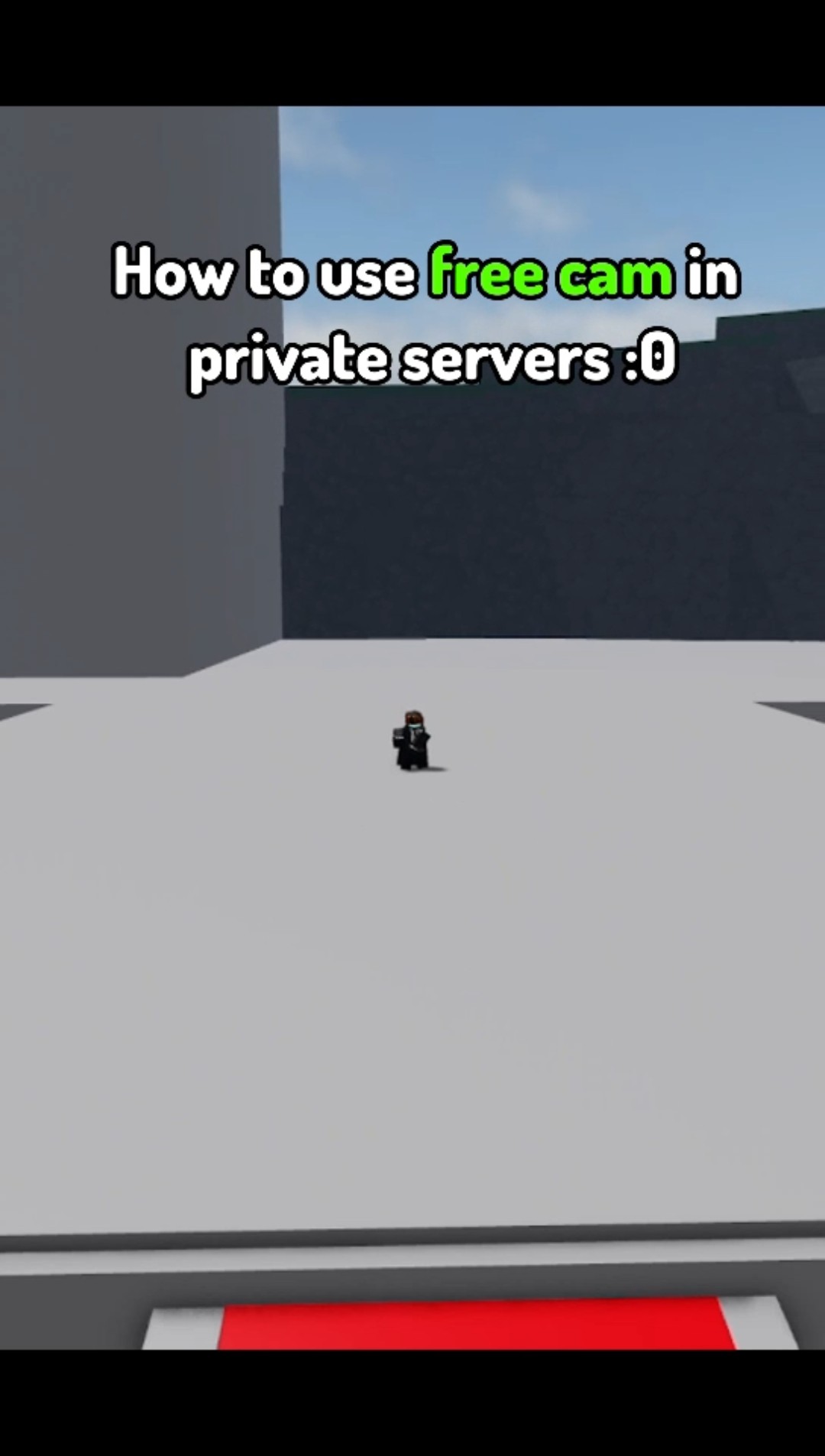 How To Use Free Cam In Private Servers Roblox Roblox Tsb Opm Oardefault 