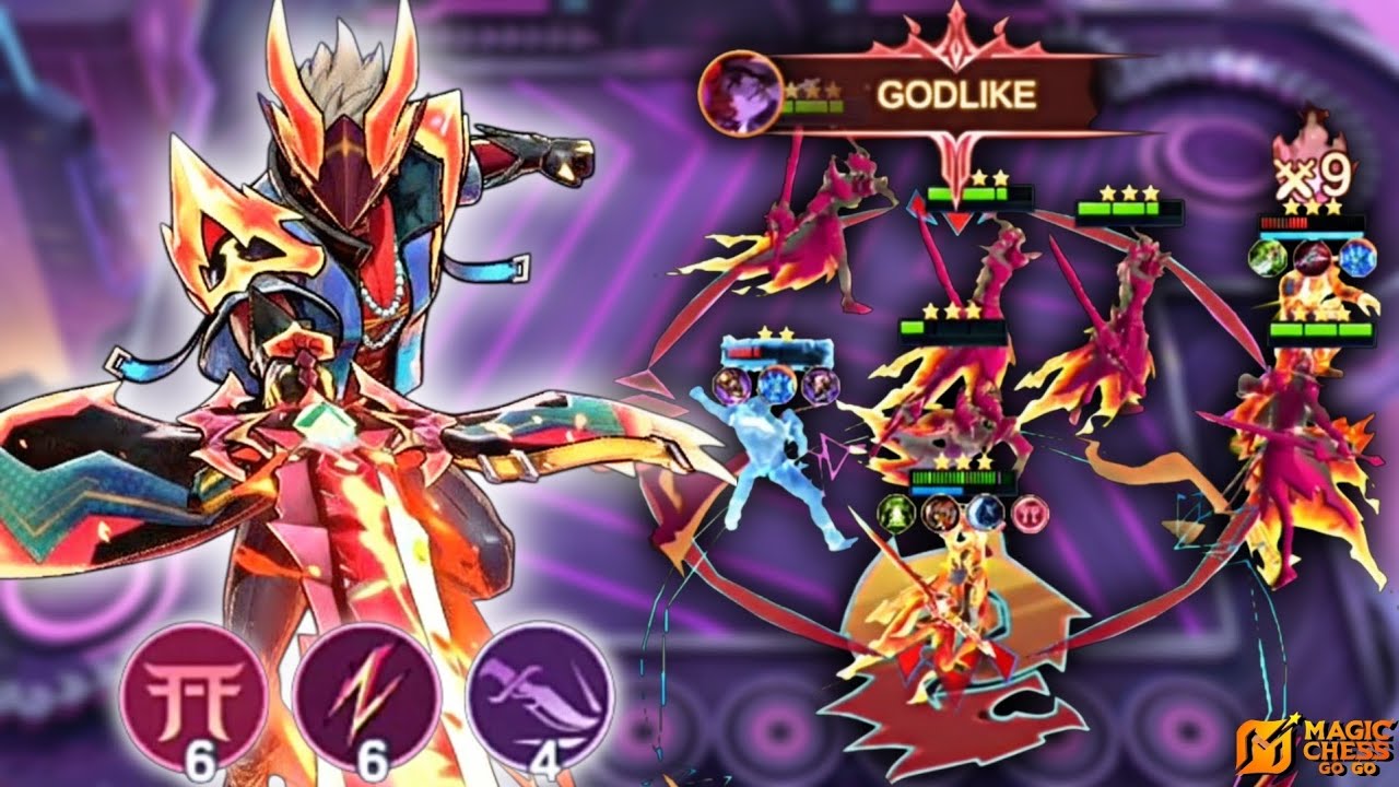 NEW META 144K DAMAGE LING VS CHOU MCGG SEASON 5 ‼️ MAGIC CHESS GO GO BEST COMBO ‼️