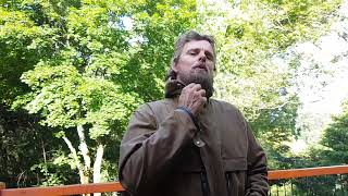 Waxed canvas jacket by peakoil company