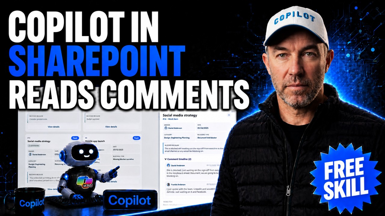 Video: Finally! Copilot Now Processes SharePoint Comments Automatically