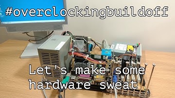 Overclocking an AMD Duron and the rest of the system for the #over clockingbuildoff.