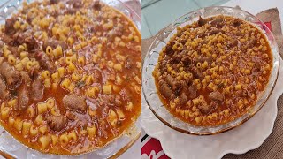 طريقة عمل مبكبكة بالسجق حاجة فوق الخيال 😋 | المطعم مع الشيف محمد حامد