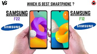 SAMSUNG GALAXY F22 VS SAMSUNG GALAXY F12 _ Full Detailed Comparison _Which is best?