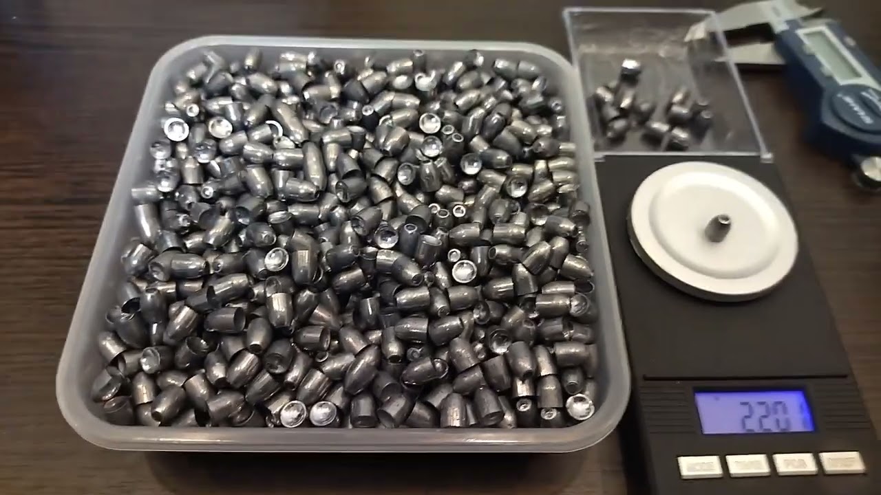 Полнотелые пули для пневматики SLUGS Pb 44