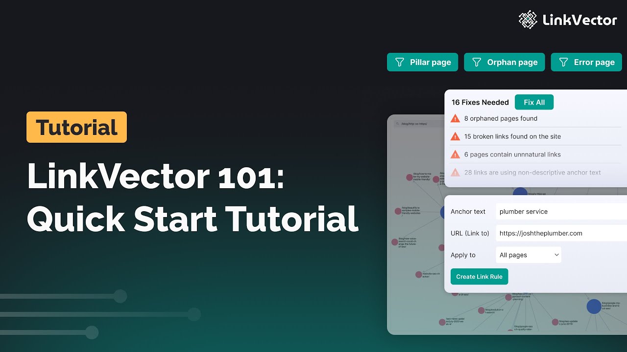 LinkVector 101: Quick Start Tutorial - YouTube