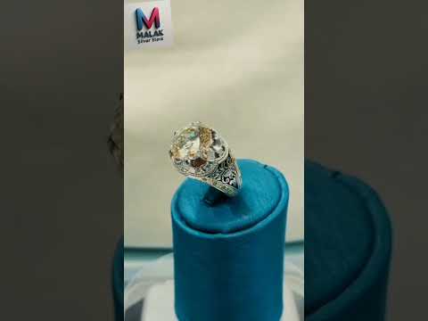 ايه الجمال دا خاتم فضه إيطالي رجالي تحفه فنيه حقيقي مجوهرات فضة خواتم