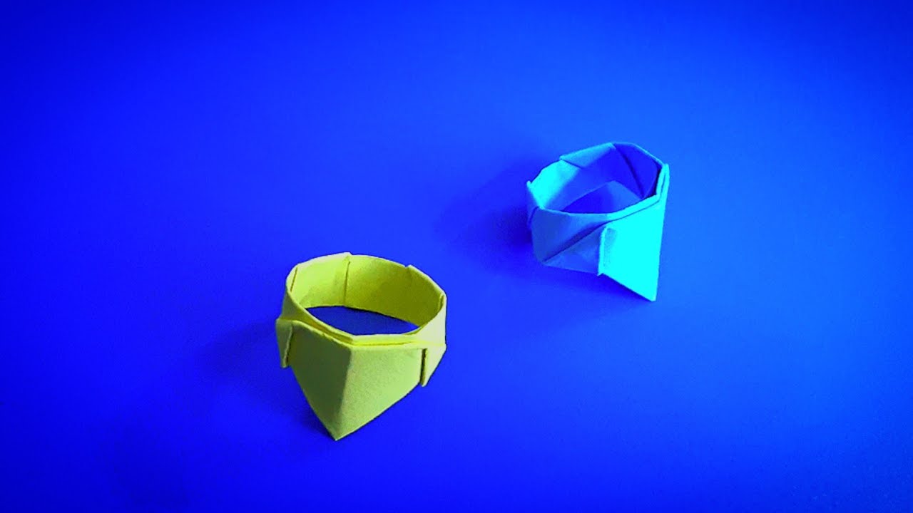 How to make a heart ring out of paper. Handmade from paper YouTube