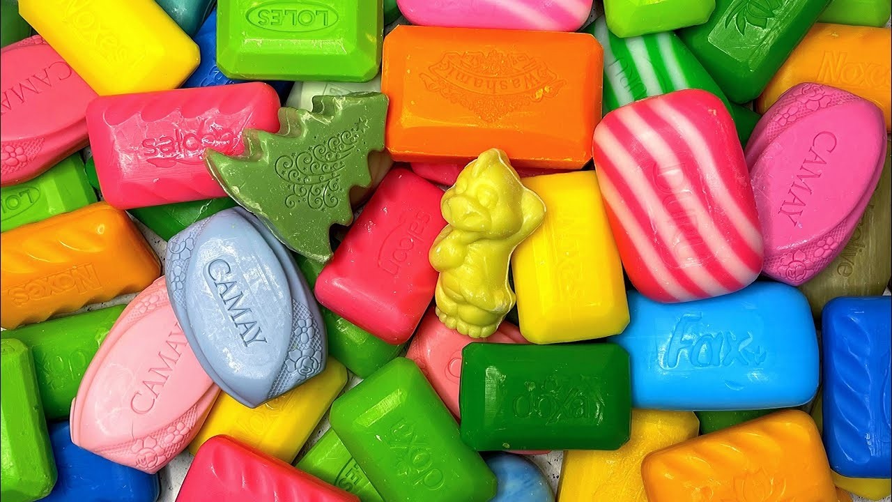 ASMR International SOAP HAUL 😱 long video of cutting soap cubes🤤